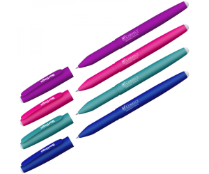 DŁUGOPIS WYMAZYWALNY BERLINGO CORRECT 0,6MM NIEBIESKI MIX KOLORÓW OBUDOWY