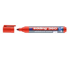 MARKER SUCHOŚCIERALNY EDDING 360 CZERWONY