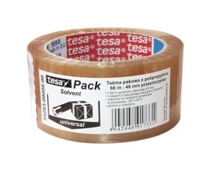 TAŚMA PAKOWA TESA SOLVENT PRZEŻROCZYSTA 66x48MM