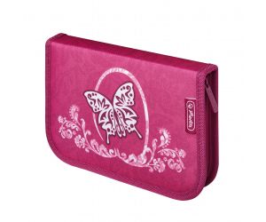 HERLITZ PIÓRNIK Z WYPOSAŻENIEM 31 ELEMENTÓW, BUTTERFLY