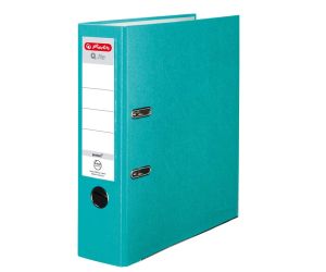 SEGREGATOR HERLITZ A4 80 MM STANDARD Q. FILE TURKUSOWY