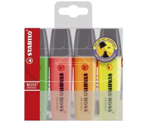 ZAKREŚLACZ STABILO BOSS KPL-4SZT 70/4
