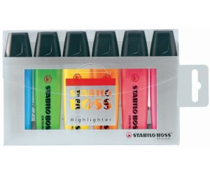 ZAKREŚLACZ STABILO BOSS KPL-6SZT  70/6