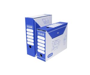 PUDŁO ARCHIWIZACYJNE ELBA TRIC COLOR 9,5 CM NIEBIESKI