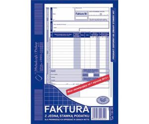 D FAKTURA 1ST.VAT A5P 2SKŁ.130-3E DRUK
