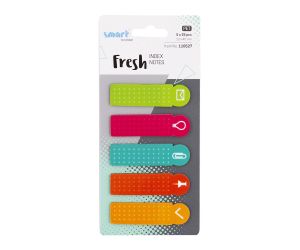 ZAKŁADKI INDEKSUJĄCE SMART PET FRESH PP 12X45MM  INFO