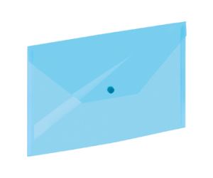 TECZKA KOPERTOWA EAGLE 9113 A4 PRZEZROCZYSTA NIEBIESKA