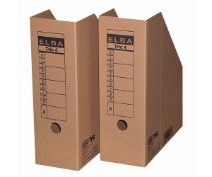 POJEMNIK ELBA KARTONOWY A4 10cm TRIC 4 ŚCIĘTY