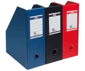 POJEMNIK NA DOKUMENTY BANTEX A4 PVC 11CM CZERWONY