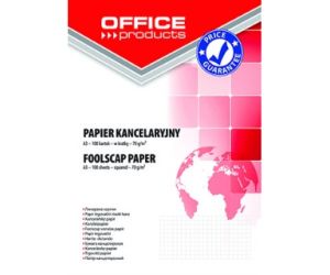 Papier kancelaryjny OFFICE PRODUCTS, kratka, A3, 100ark.