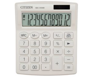 KALKUALTOR CITIZEN SDC-812NR BIAŁY