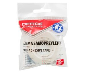 Taśma biurowa OFFICE PRODUCTS, 19mm, 33m, zawieszka, transparentna