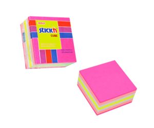 NOTES SAMOPRZYLEPNY STICK"N 51X51 MM RÓŻOWY MIX NEON I PASTEL 250K