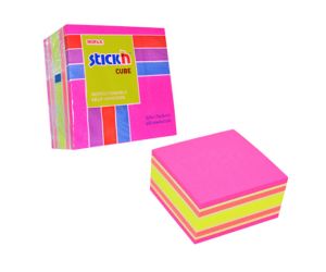 NOTES SAMOPRZYLEPNY STICK"N 76X76 MM MIX KOLORÓW 400 KARTEK