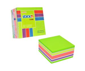 NOTES SAMOPRZYLEPNY STICK"N 76X76 MM MIX KOLORÓW 400 KARTEK