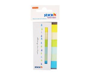 ZAKŁADKI INDEKSUJĄCE STICK"N PAPIEROWA 45X15 MM 6KOLORÓW NEON SUMMER 180 KARTEK