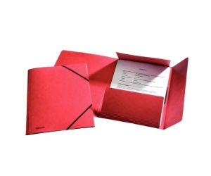 TECZKA Z GUMKĄ ESSELTE PRESZPANOWA CZERWONA 26593