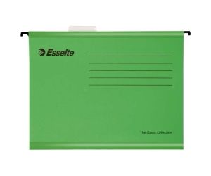 TECZKA ZAWIESZKOWA ESSELTE CLASSIC A4 OPAKOWANIE 25SZT ZIELONA