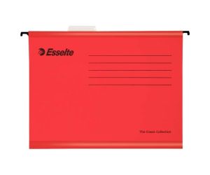 TECZKA ZAWIESZKOWA ESSELTE CLASSIC A4 OPAKOWANIE 25SZT CZERWONA