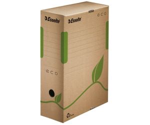 PUDŁO ARCHIWIZACYJNE ESSELTE ECO 80 MM BRĄZOWE