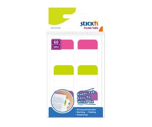 ZAKŁADKI INDEKSUJĄCE STICK"N PP 25X28MM 3 KOLORY