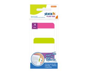 ZAKŁADKI INDEKSUJĄCE STICK"N PP 45X28MM 3 KOLORY