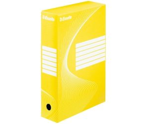 PUDŁO ARCHIWIZACYJNE ESSELTE BOXY A4/100 MM ŻÓŁTE