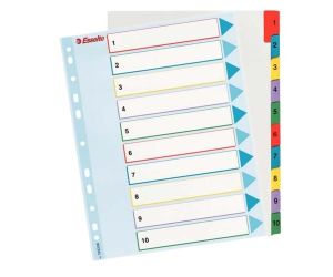 PRZEKŁADKA ESSELTE A4 MAXI 1-10