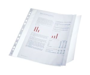 KOSZULKA GROSZKOWA ESSELTE A4 KLAPKA 90 MIC