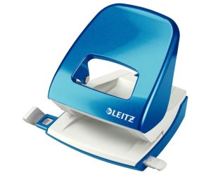 DZIURKACZ LEITZ 5008 DUŻY METALOWY NIEBIESKI DO 30 KARTEK