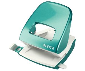DZIURKACZ LEITZ 5008 DUŻY METALOWY TURKUSOWY DO 30 KARTEK
