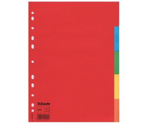 PRZEKŁADKA ESSELTE A4/5 KART BEZ OPISU KOL