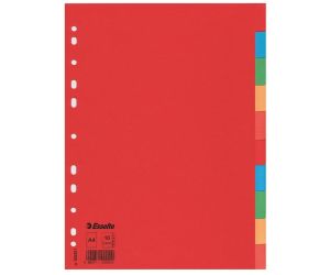 PRZEKŁADKA ESSELTE A4/10 KART BEZ OPISU 100201