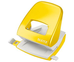 DZIURKACZ LEITZ 5008 DUŻY METALOWY ŻÓŁTY DO 30 KARTEK
