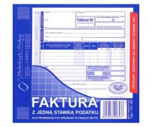 D FAKTURA VAT 2/3 A4 WIEL.100-2E DRUK