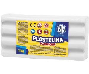 ASTRA PLASTELINA 1 KG BIAŁA