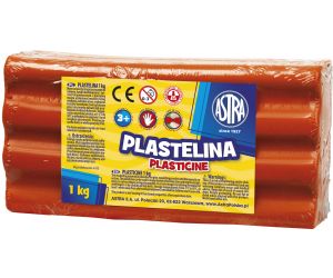ASTRA PLASTELINA 1 KG CZERWONA