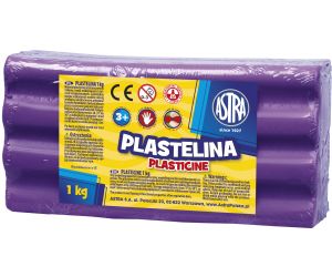 ASTRA PLASTELINA 1 KG FIOLETOWA
