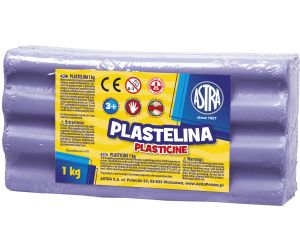 ASTRA PLASTELINA 1 KG FIOLETOWA JASNA