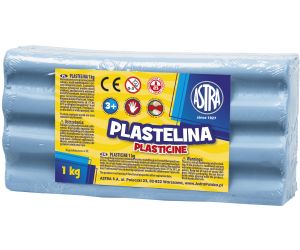 ASTRA PLASTELINA 1 KG NIEBIESKA JASNA