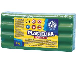 ASTRA PLASTELINA 1 KG ZIELONA