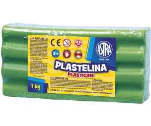 ASTRA PLASTELINA 1 KG ZIELONA JASNA