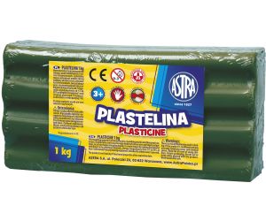 ASTRA PLASTELINA 1 KG ZIELONA CIEMNA