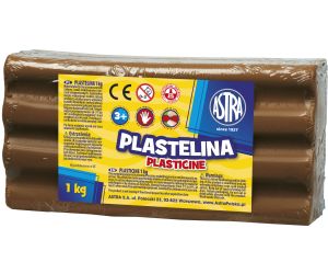 ASTRA PLASTELINA 1 KG BRĄZOWA