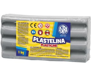 ASTRA PLASTELINA 1 KG POPIELATA