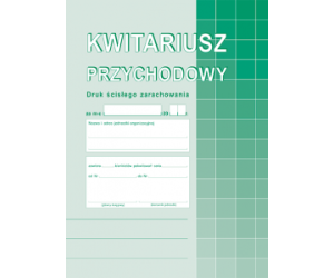 DRUK KWITARIUSZ PRZYCHODOWY A5 M&P 400-3
