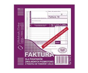 D FAKTURA VAT 2/3 A5 204-4E DRUK