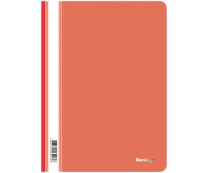 SKOROSZYT BERLINGO A4 PRZEZROCZYSTY CZERWONY