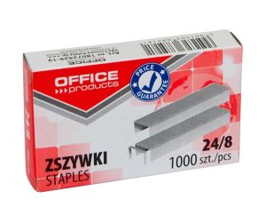 Zszywki OFFICE PRODUCTS, 24/8, 1000szt.