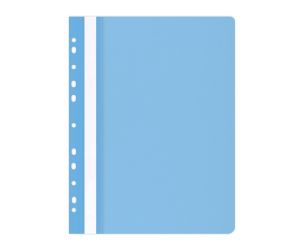 Skoroszyt OFFICE PRODUCTS, PP, A4, miękki, 100/170mikr., wpinany, jasnoniebieski